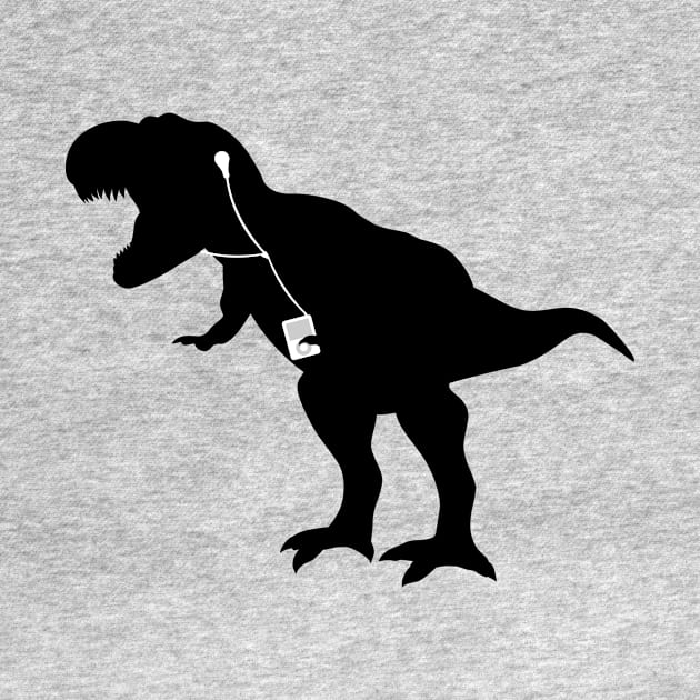 Music Loving T-Rex by BeardMaster